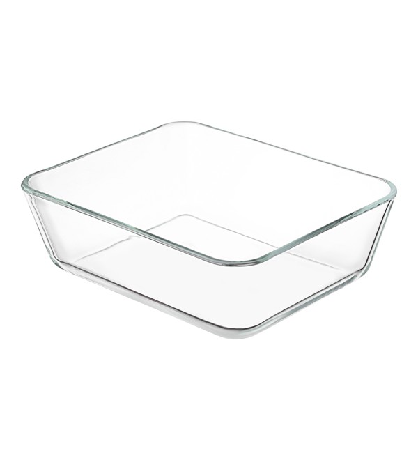 Контейнер для запекания и хранения с вакуумным эффектом vacuum glass, 2,6 л, светло-серый