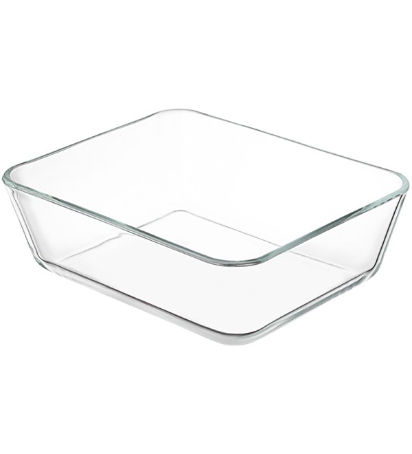 Контейнер для запекания и хранения с вакуумным эффектом vacuum glass, 2,6 л, светло-серый