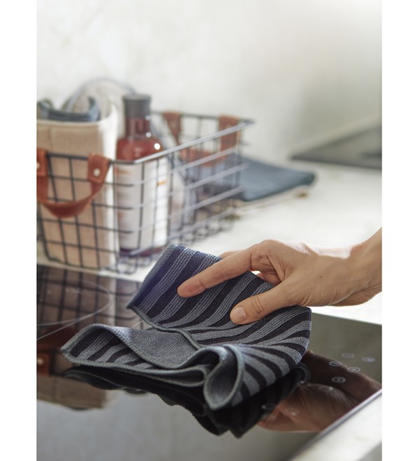 Набор салфеток двухсторонних для сильных загрязнений cozy clean, 30х30 см, темно-серые, 2 шт.