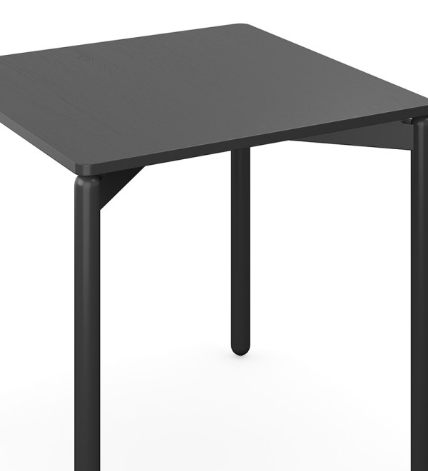 Стол обеденный saga, 75х75 см, темно-серый