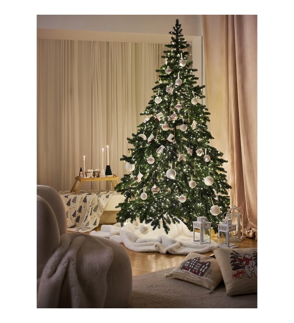 Подсвечник nordic mood белого цвета из коллекции new year essential, 11,5 см