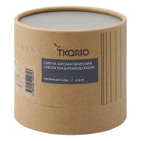Свеча ароматическая с деревянным фитилём green tea & pear blossom из коллекции edge, серый, 60 ч