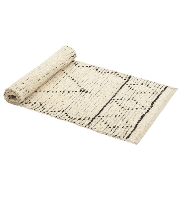 Ковер из переработанного хлопка dispur из коллекции ethnic, 70x160см