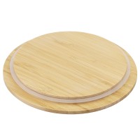 Набор контейнеров для запекания и хранения круглых eco store с крышками из бамбука, 3 шт.