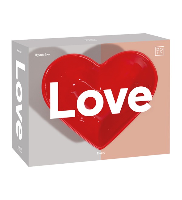 Салатник love, 18х15 см
