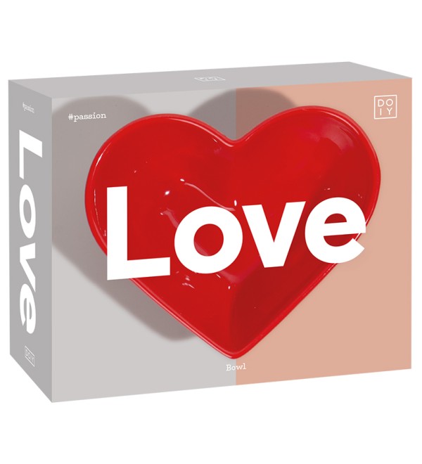Салатник love, 18х15 см