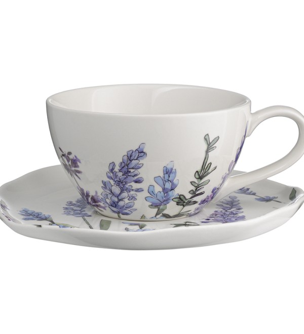 Набор чайных пар floral, 250 мл, 2 шт.
