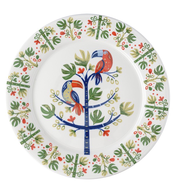 Тарелка toucan из коллекции birds of paradise, D28 см