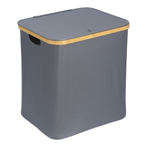 Корзина для белья neat mid, 40x33x43 см, серая