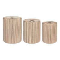 Корзина плетеная dholak beige из коллекции ethnic, размер s