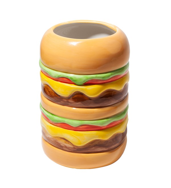 Ваза для цветов fast food, burger, 18 см