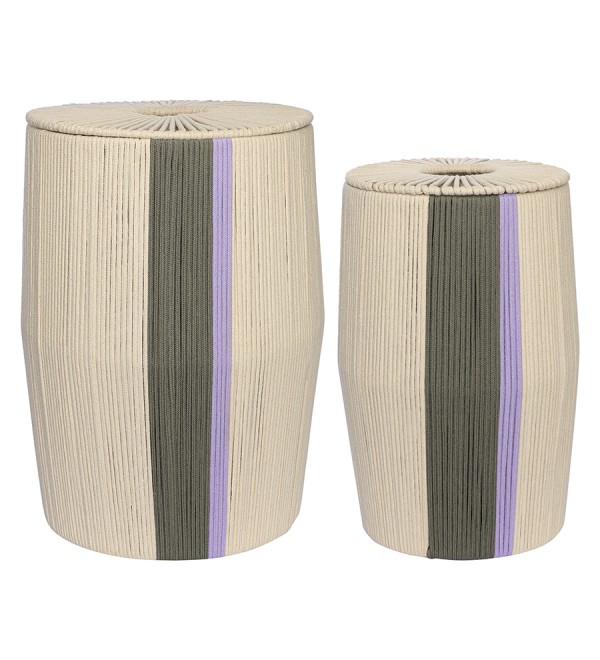 Корзина плетеная conga grey из коллекции ethnic, размер m
