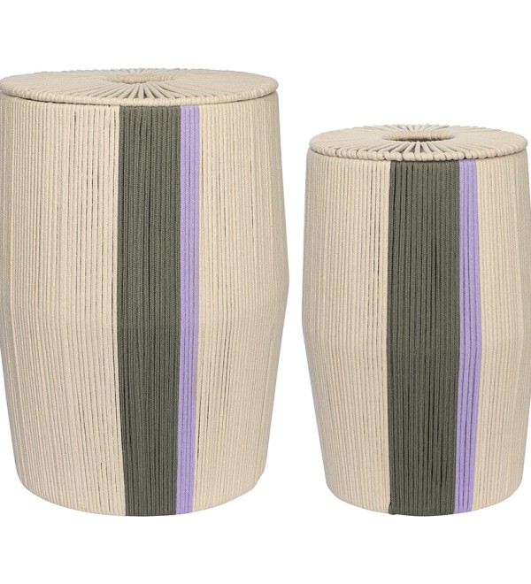 Корзина плетеная conga grey из коллекции ethnic, размер m