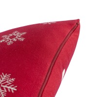 Подушка вязаная с новогодним рисунком fancy doggy из коллекции new year essential, 40х60 см