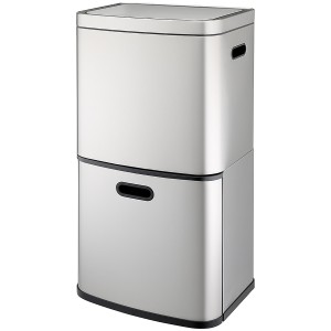 Контейнер мусорный с 2-мя отделениями smart bin, сенсорный, 60 л