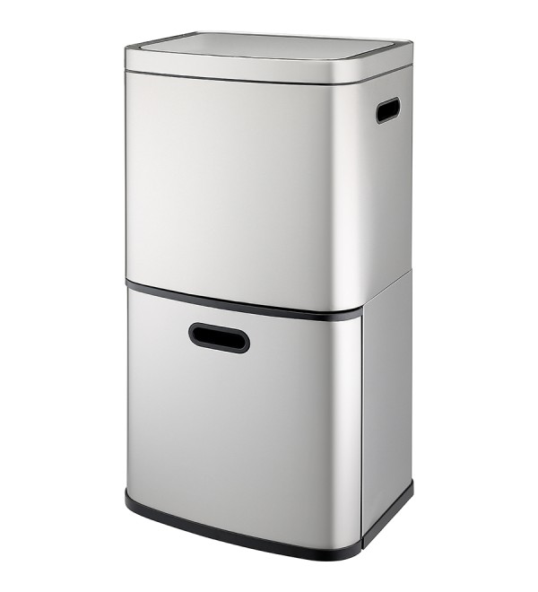 Контейнер мусорный с 2-мя отделениями smart bin, сенсорный, 60 л
