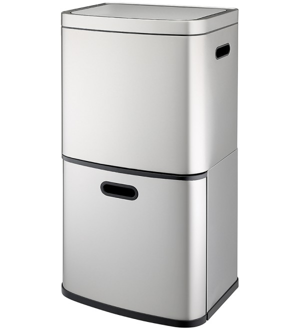 Контейнер мусорный с 2-мя отделениями smart bin, сенсорный, 60 л