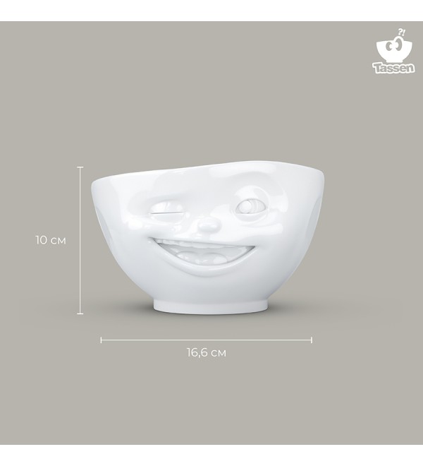 Чаша winking, 500 мл, белая