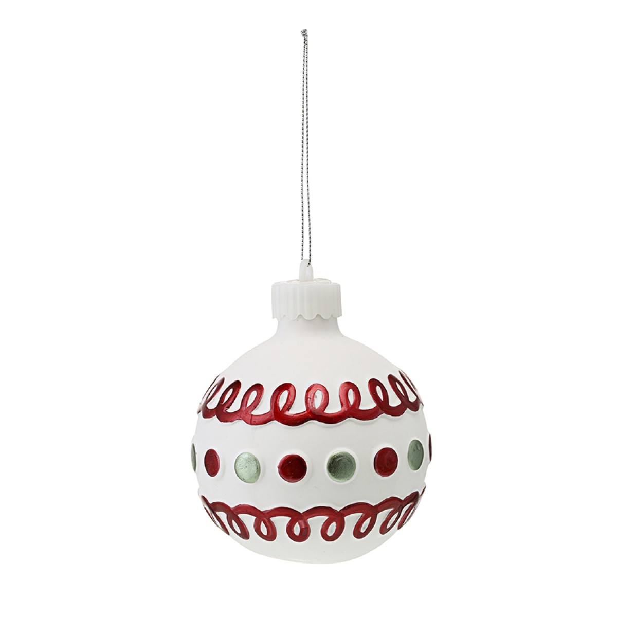Набор ёлочных украшений с подсветкой festive embroidery из коллекции new year essential, 4 шт.