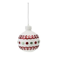 Набор ёлочных украшений с подсветкой festive embroidery из коллекции new year essential, 4 шт.