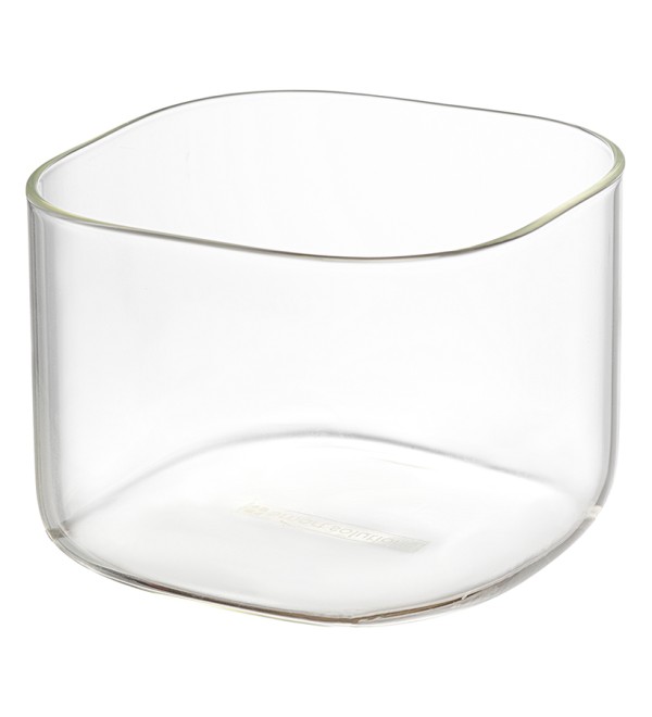 Банка для хранения квадратная vacuum glass, 500 мл, светло-серая
