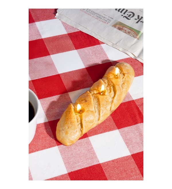 Свеча 3-d good morning, baguette, 20,8 см