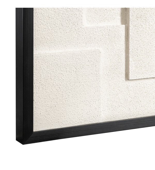 Панно декоративное с эффектом 3d minimalism square, с черной рамой, 60х60 см