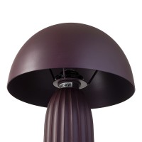 Лампа настольная texture sleek, D24х37 см, вишневая