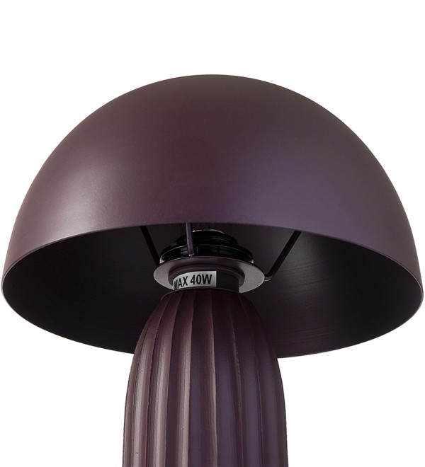 Лампа настольная texture sleek, D24х37 см, вишневая