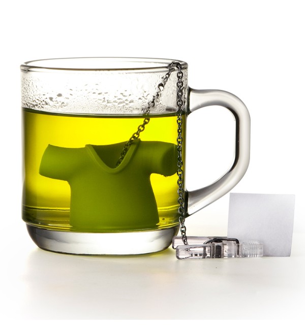 Емкость для заваривания чая tea shirt, зеленая