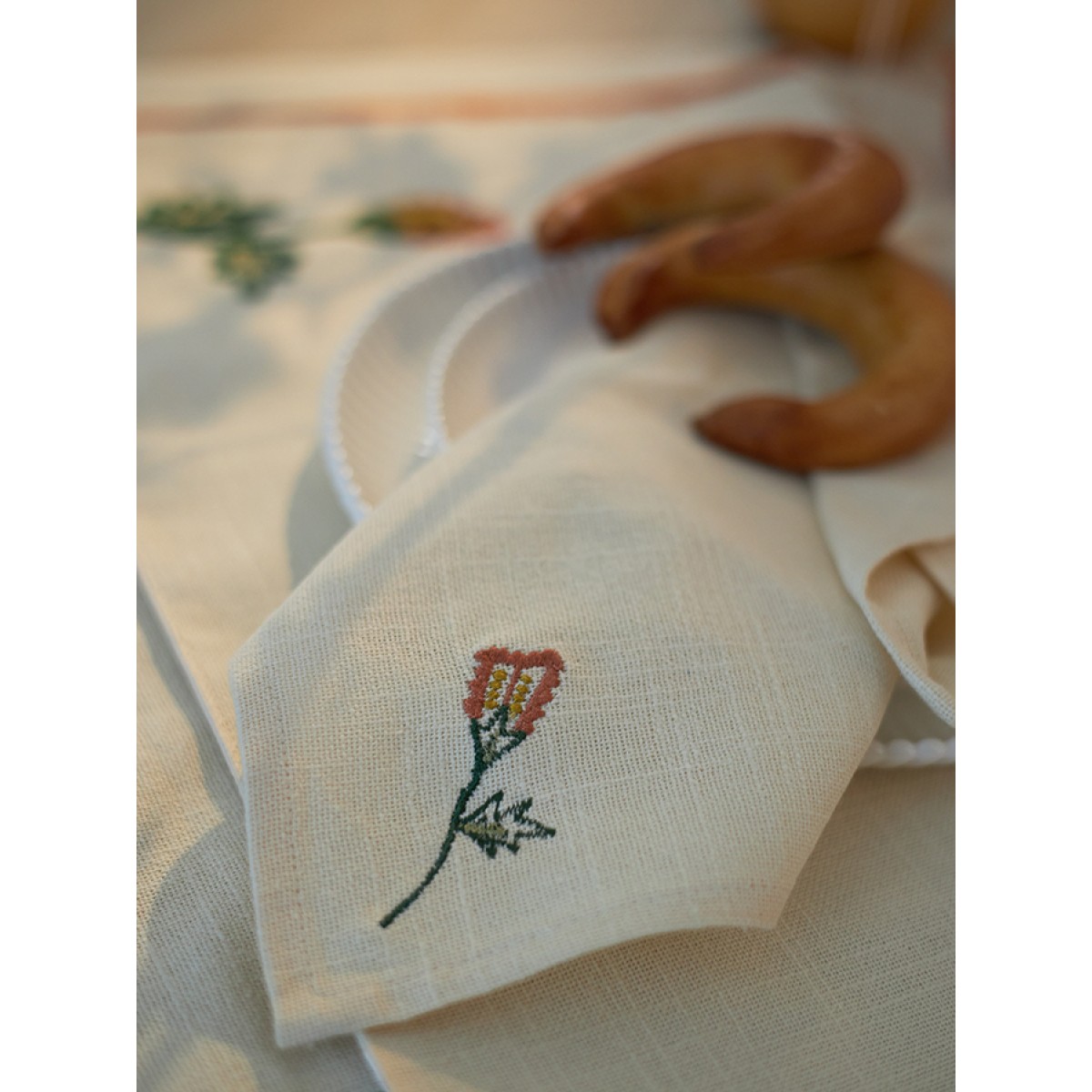 Салфетка сервировочная spring flower из коллекции ethnic, 45х45 см