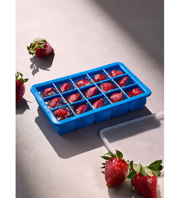 Форма для льда с крышкой ice cubes, 15 ячеек
