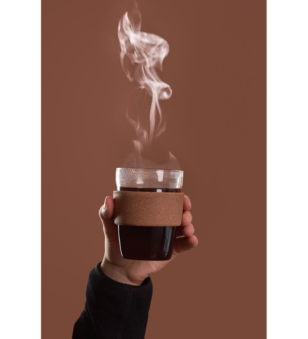 Кружка cozy cup, 350 мл, светло-серая