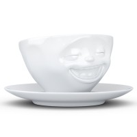 Чайная пара laughing, 200 мл, белая
