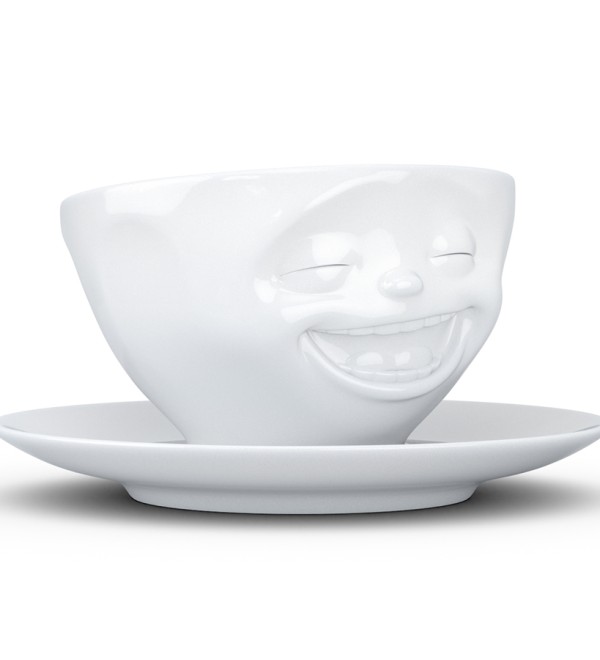 Чайная пара laughing, 200 мл, белая