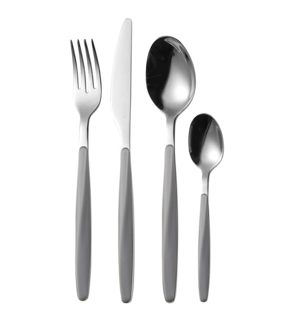 Набор из 24 столовых приборов cutlery my fusion, серый