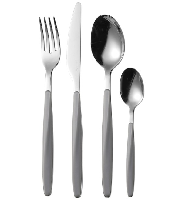 Набор из 24 столовых приборов cutlery my fusion, серый