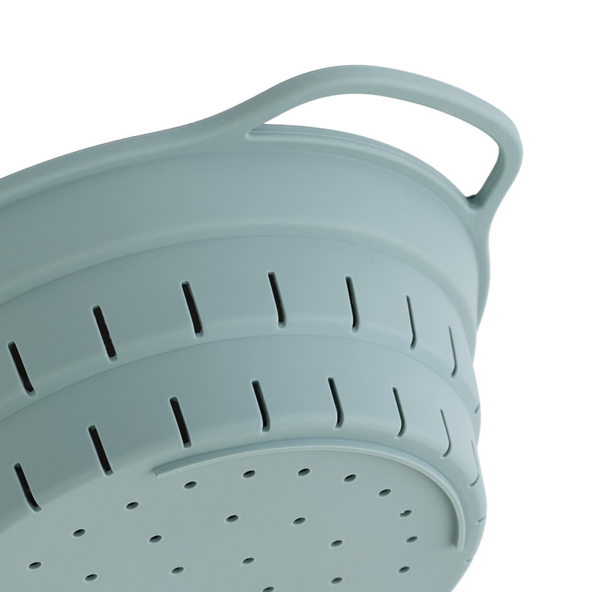 Дуршлаг складной силиконовый smart helper, D25,5 см, шалфей