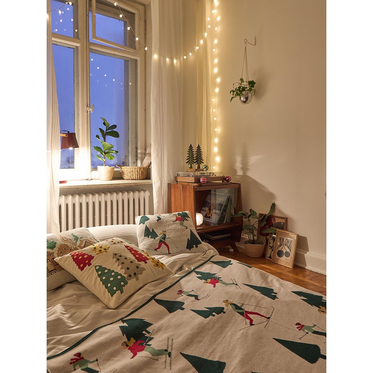 Чехол на подушку jolly forest из коллекции new year essential, 45х45 см