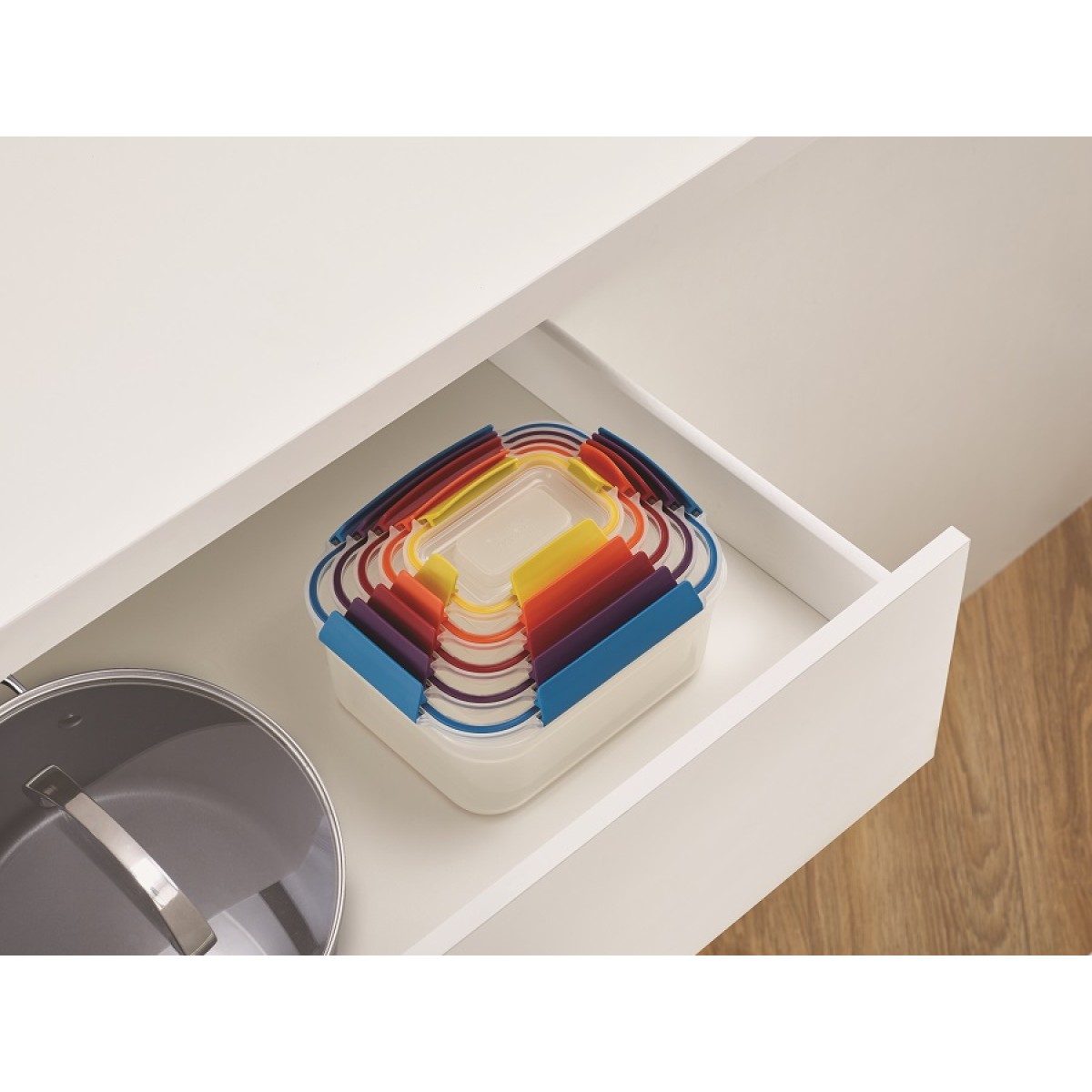 Набор контейнеров nest lock, разноцветный, 5 шт.