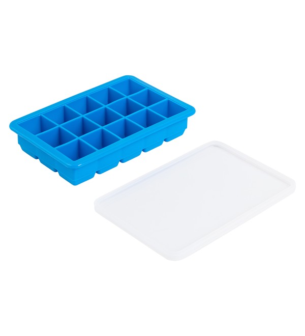 Форма для льда с крышкой ice cubes, 15 ячеек