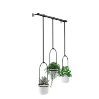 Набор подвесных горшков для растений triflora, белый, 3 шт.