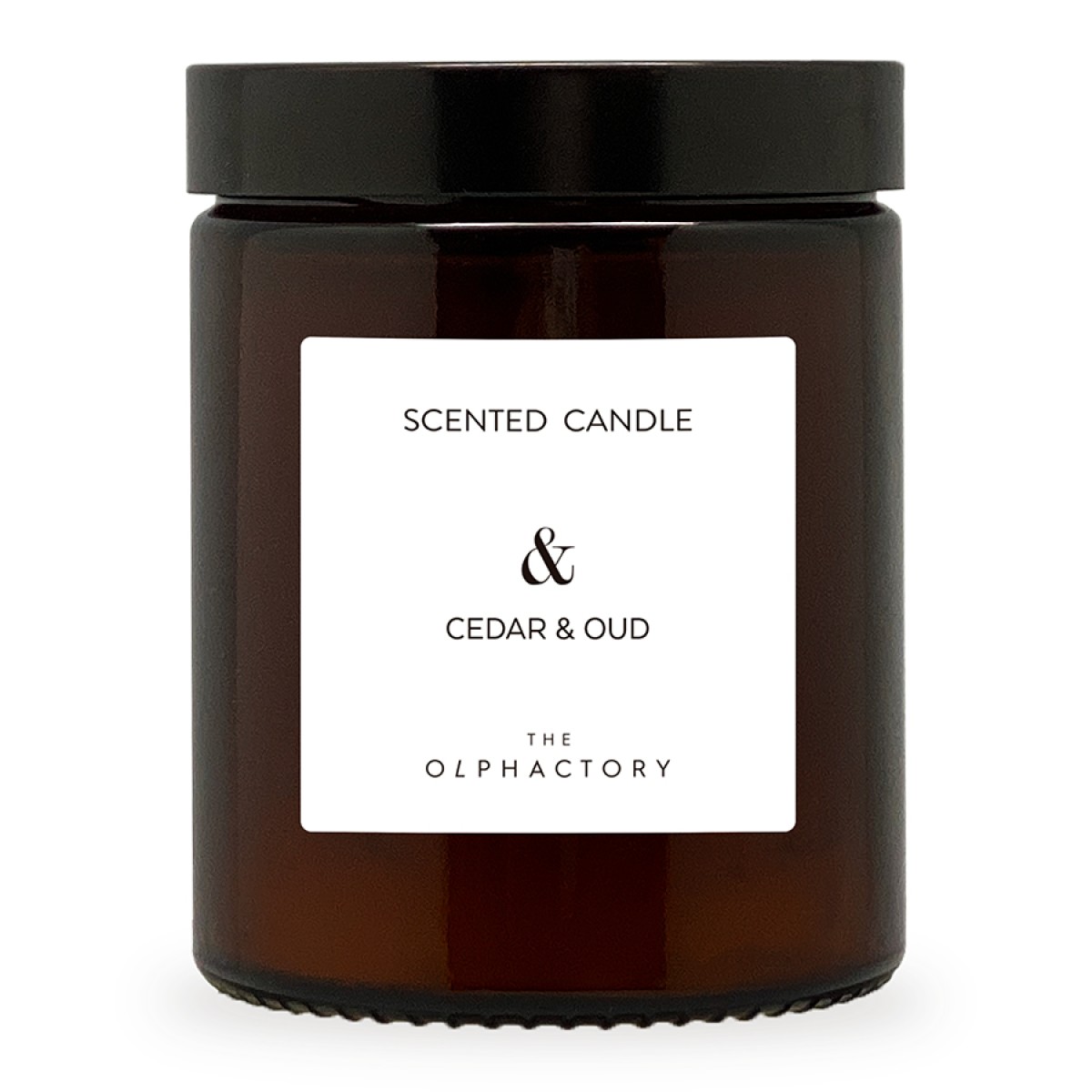 Свеча ароматическая the olphactory, &, cedar&oud, 30 ч