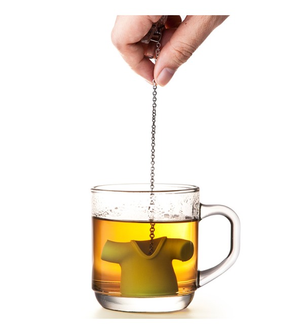 Емкость для заваривания чая tea shirt, зеленая