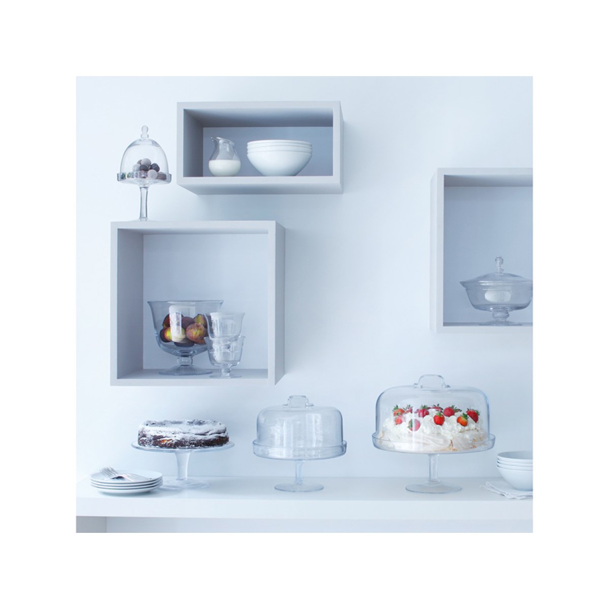 Блюдо для торта с крышкой serve, D26,5 см