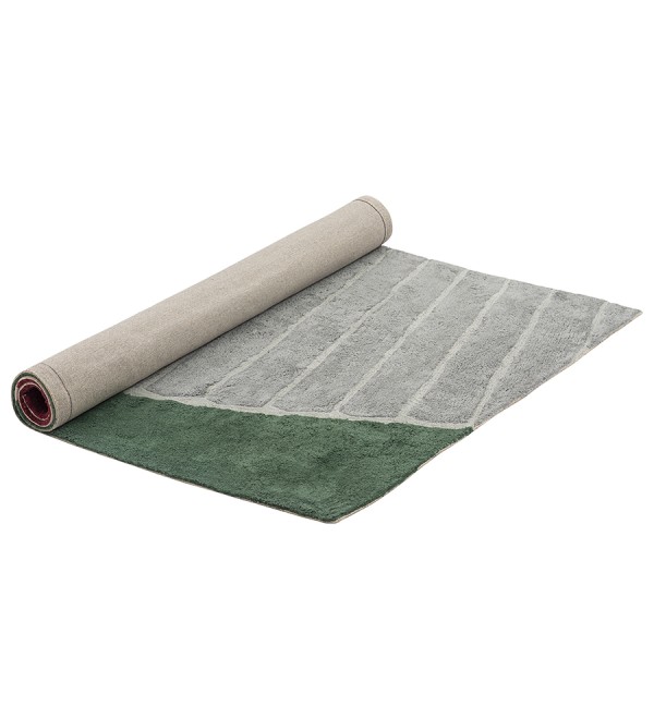 Ковер из хлопка с рисунком tea plantation из коллекции terra, 160х230 см