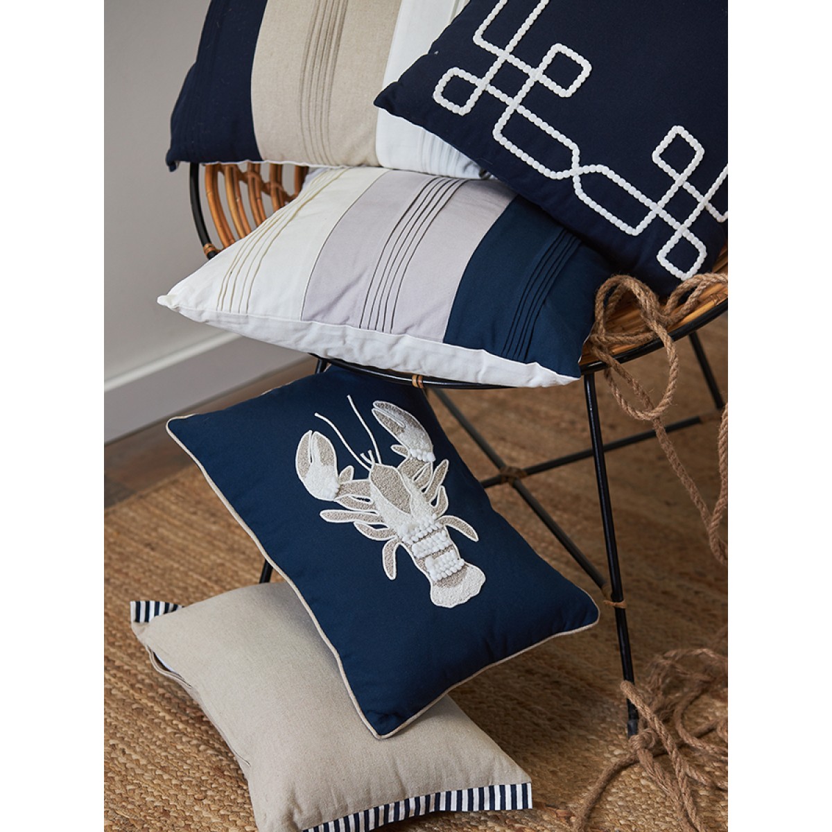 Подушка декоративная let's surf из коллекции sea treasures, 30х45 см