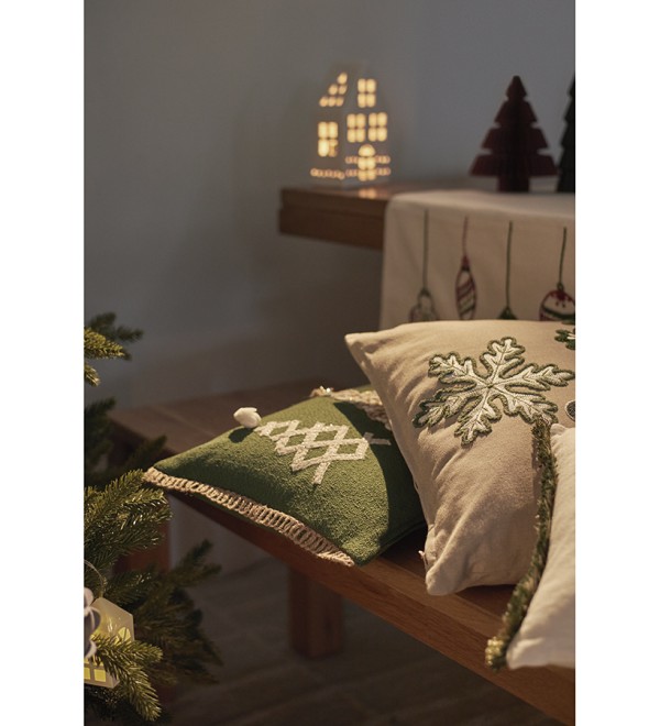 Подушка декоративная с аппликацией christmas tree из коллекции new year essential, 30х50см