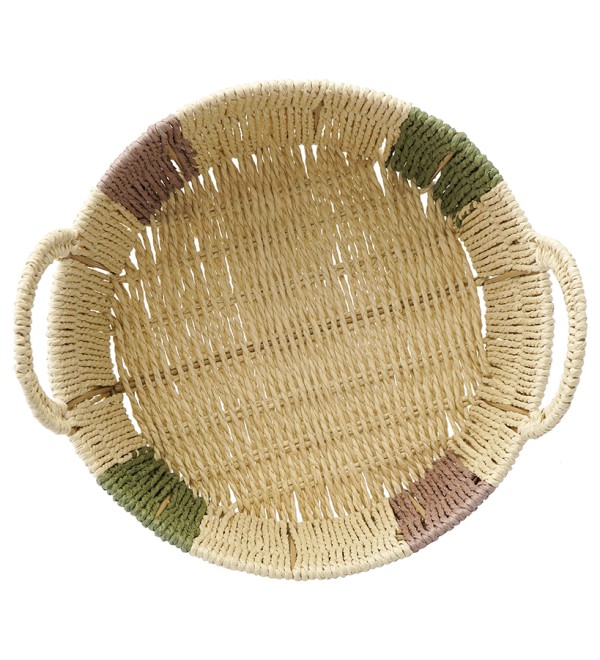 Корзина плетеная круглая bodhran nature из коллекции ethnic, размер l