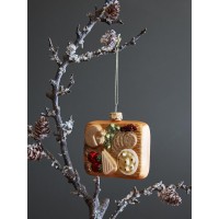 Набор ёлочных украшений christmas feast из коллекции new year essential, 4 шт.